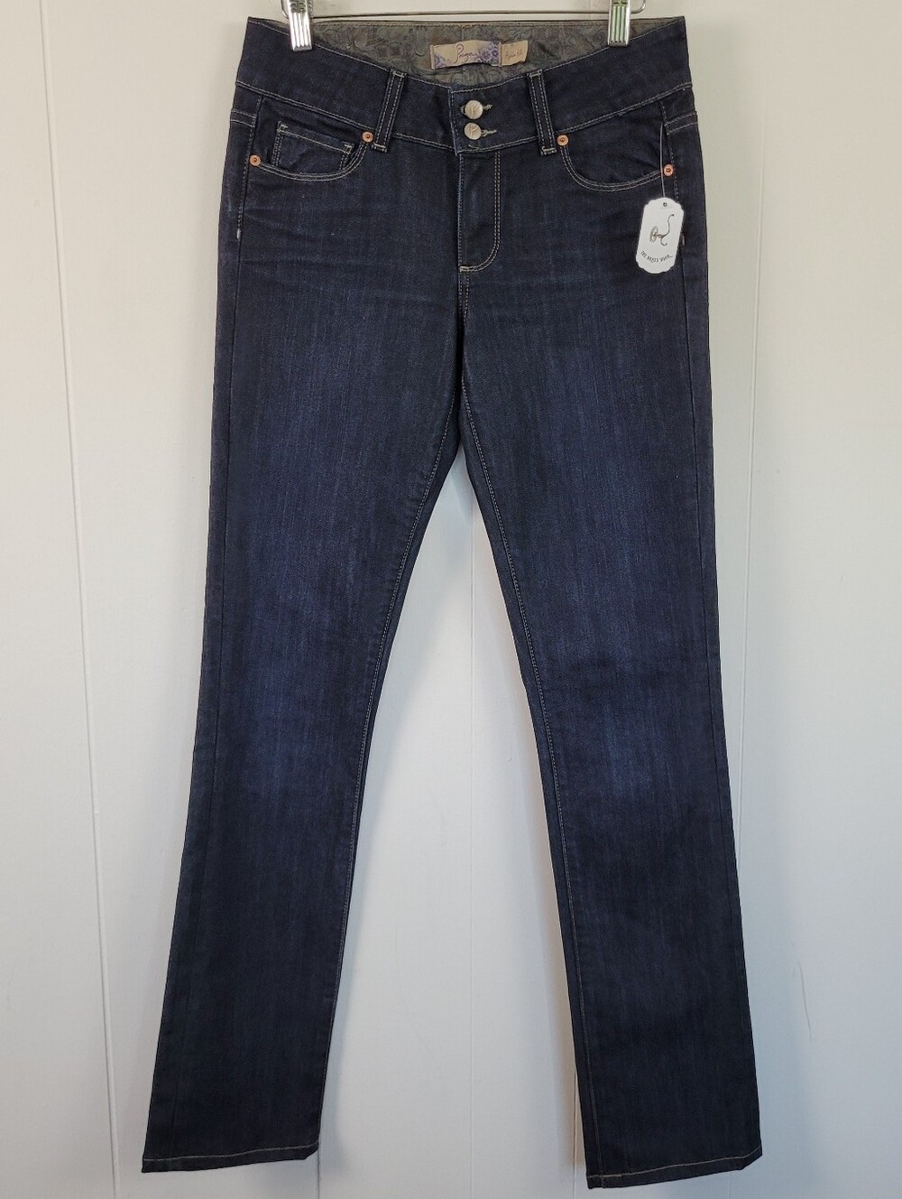 Paige Premium Denim Size 4 Dark Wash Hidden Hills Bootcut Jeans